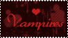 Vampire love stamp