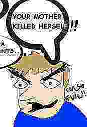 hella jeff makes fun of the fact that Sweet Bro's mother killed herself (he's so evil)