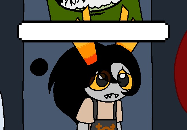 a troll being named but she grabs the nameplate and starts writing her own