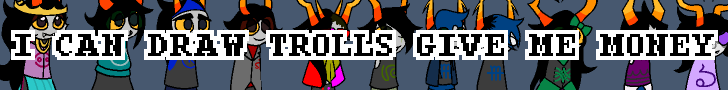 multiple troll ocs of mine with the text "I CAN DRAW TROLLS GIVE ME MONEY"