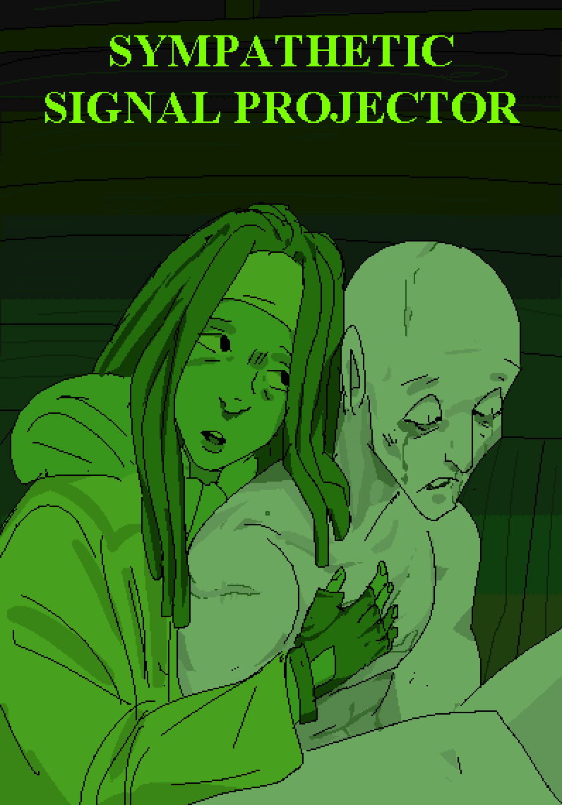 a cover image of elena and SP-14 drawn by @BeastGodDK on twitter