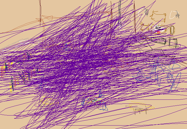 A massive purple scribble, the color of Gamzee's skin, appears over the previous image.
