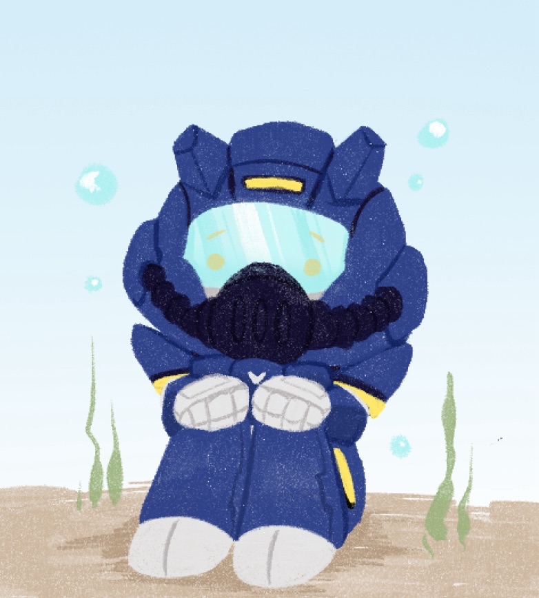 Scuba Dive fanart by Wheiko https://www.tumblr.com/wheiko