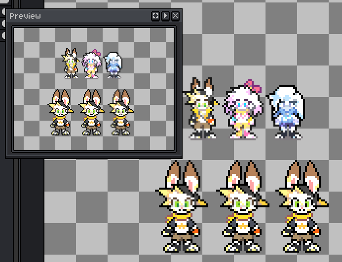 Starbeat Trio Sprite