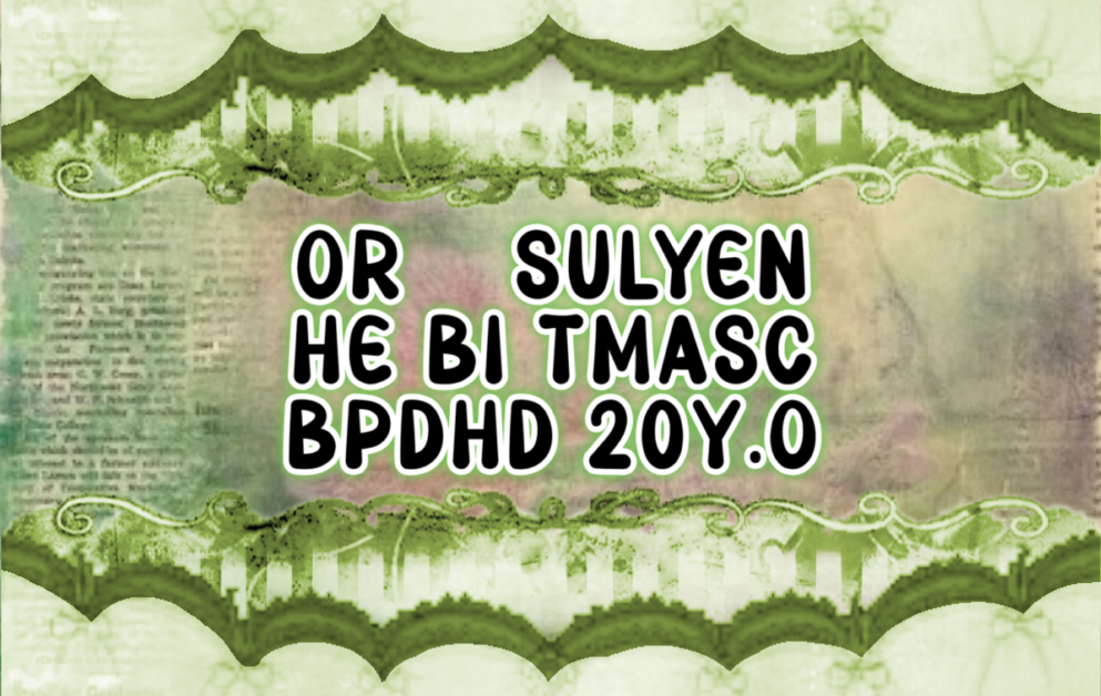 or sulyen, he bi tmasc bpdhd 20yo