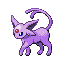 a purple cat with two tails