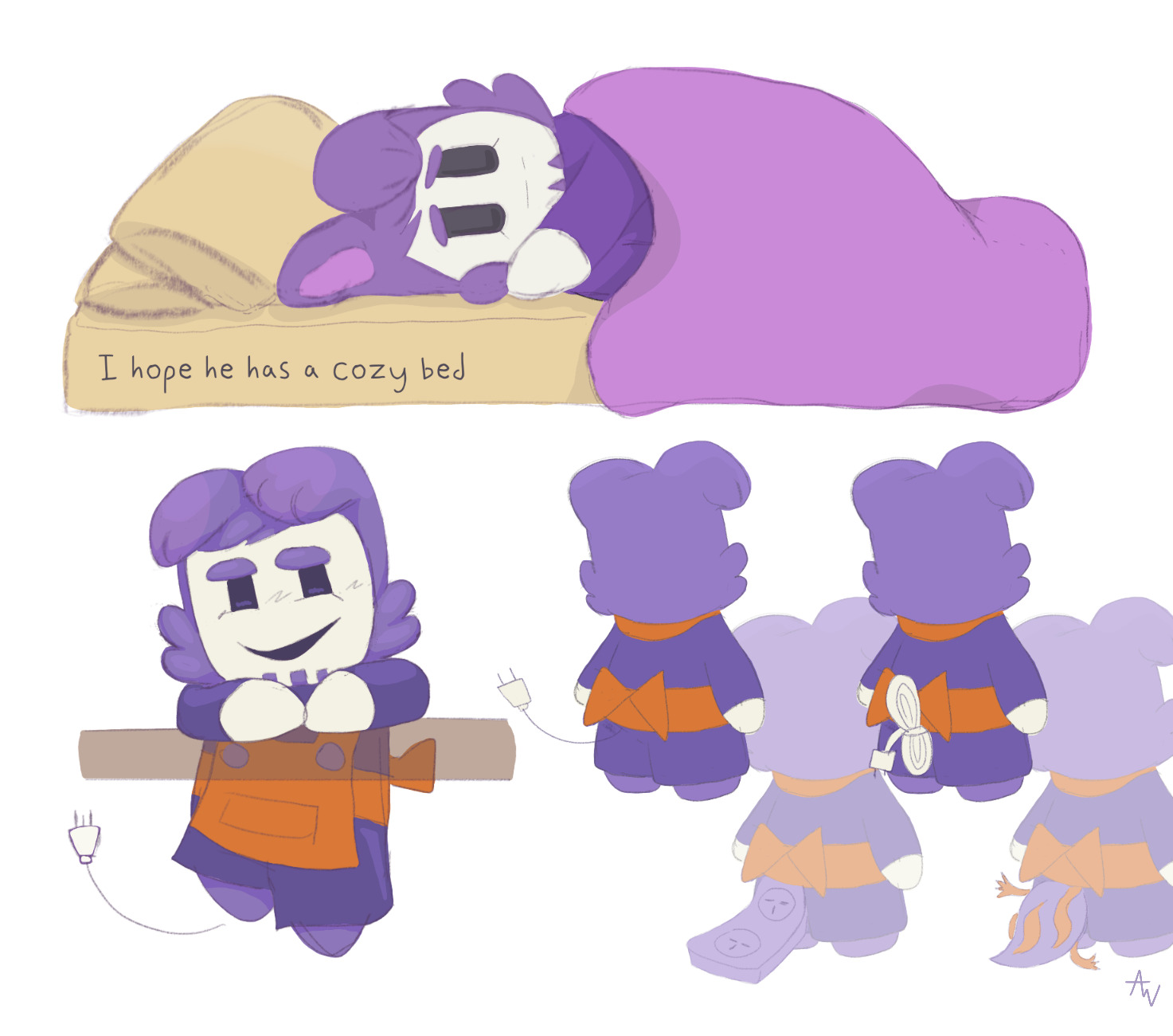 many doodles of Ramb