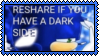 sonic dark side stamp