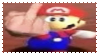 mario flipping off stamp