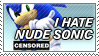 hate nude sonic stamp