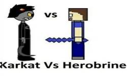 herobrine vs karkat