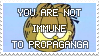 garfield propaganda stamp