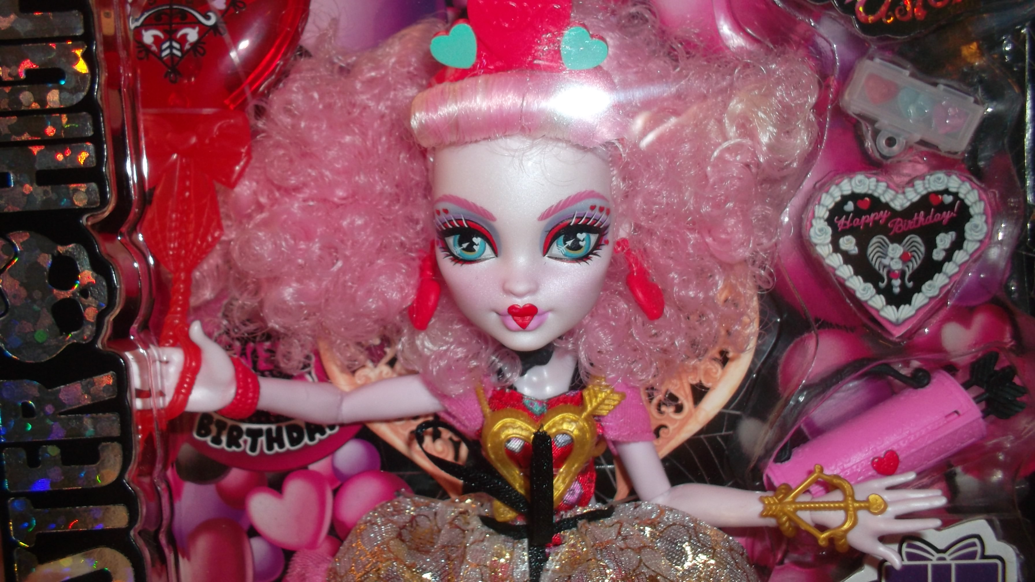photograph of a G3 Monster High Cupid Asteria doll