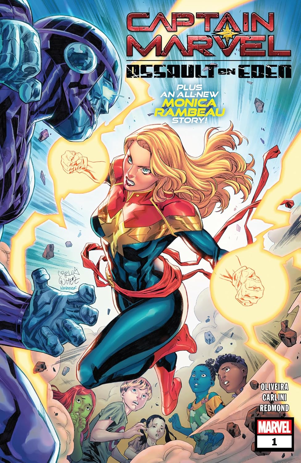 captain marvel assault on eden #1