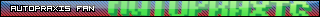 Userbar featuring the Autopraxis logo and the text "Autopraxis Fan" beside it