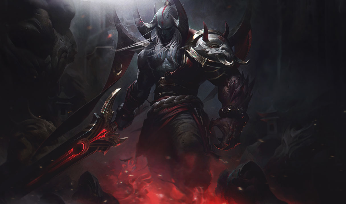 aatrox blood moon splash art