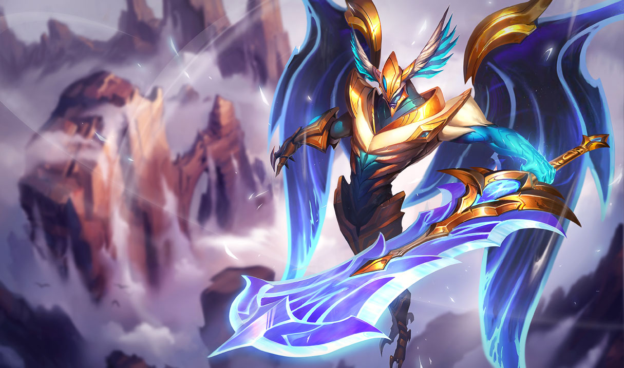 aatrox justicar splash art