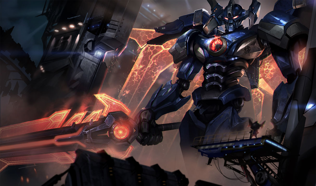 aatrox mecha splash art
