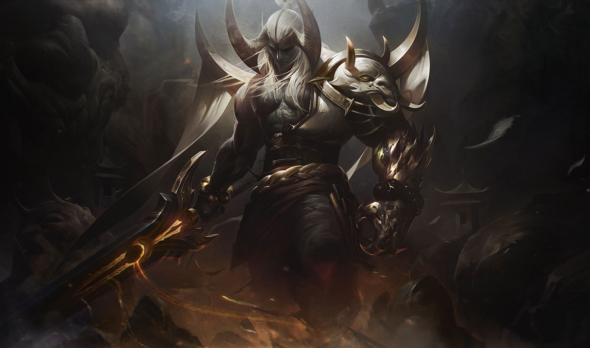 aatrox prestige blood moon splash art