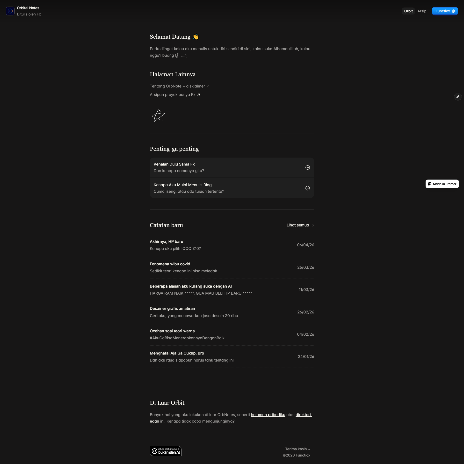 Orbnote screenshoot
