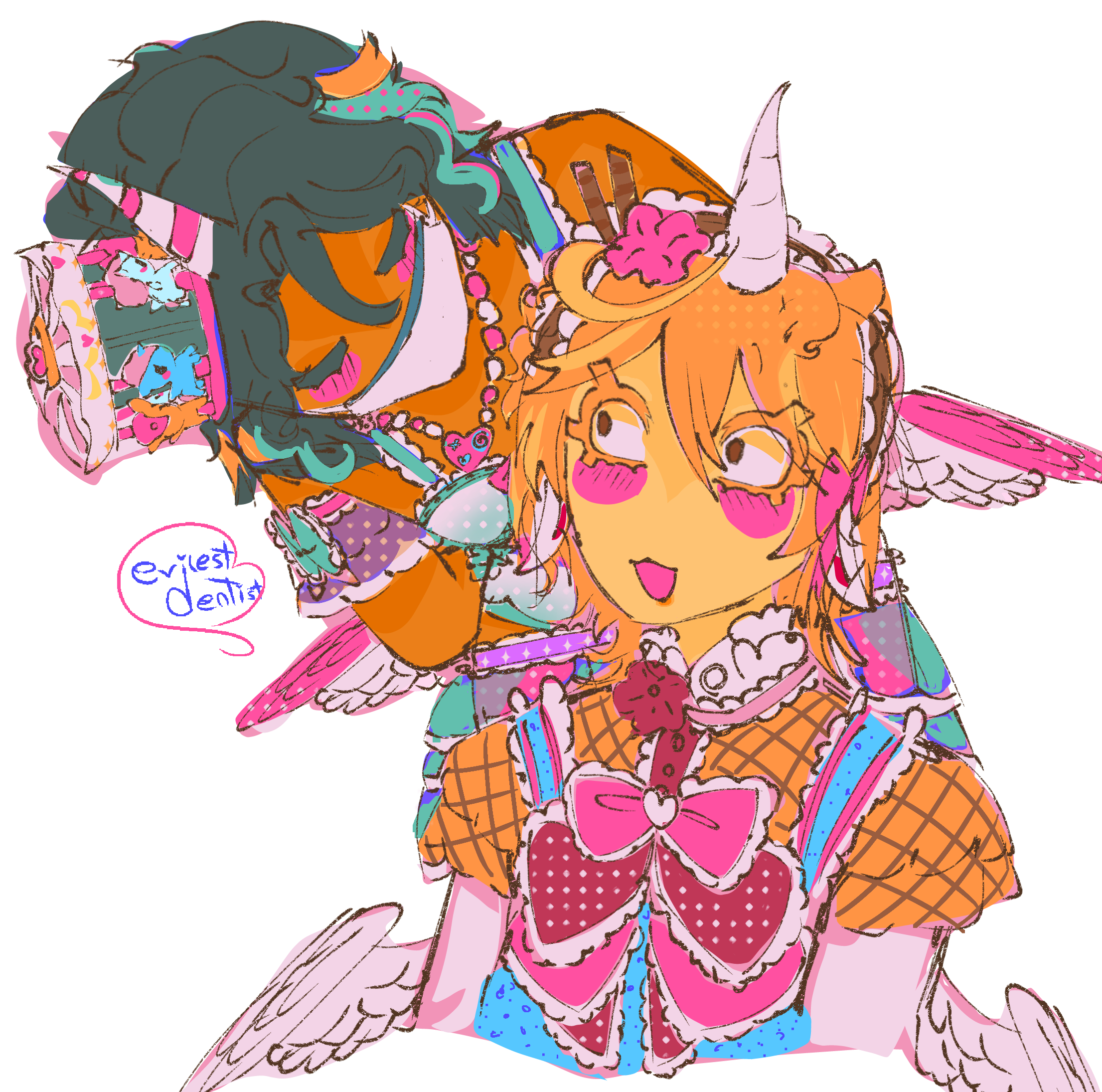 art by me  𓐇 victor grantz + aesop carl 