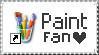 Paint Fan Stamp