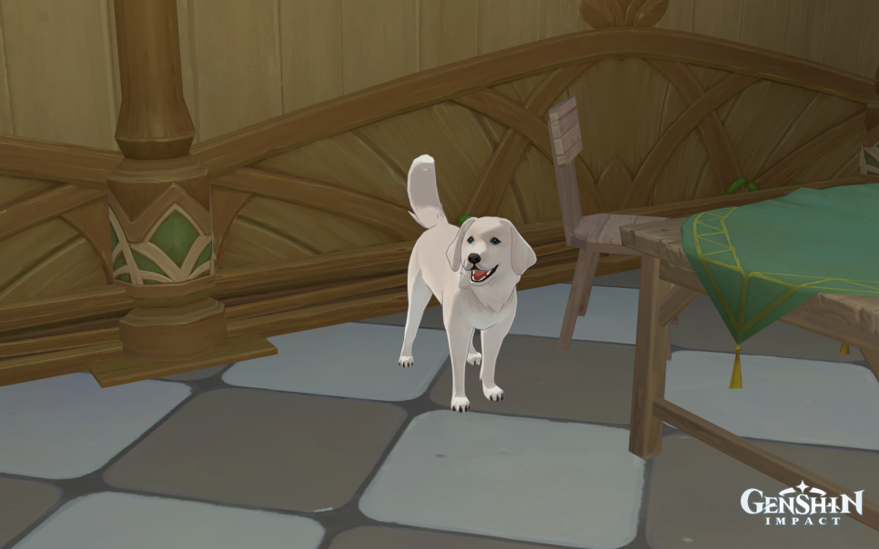 Dog in Serenitea Pot