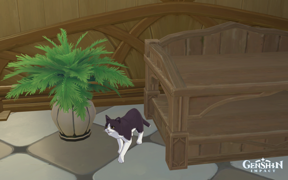 Cat in Serenitea Pot