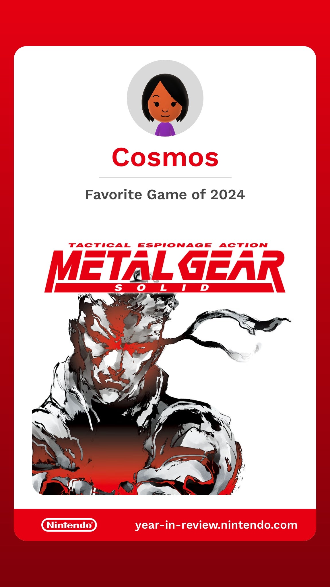 Favorite Game of 2024: Metal Gear Solid