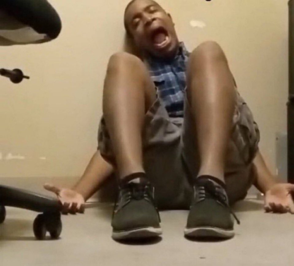 guy hitting the golden freddy pose irl