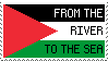 from the river to the sea, palestine will be free stamp