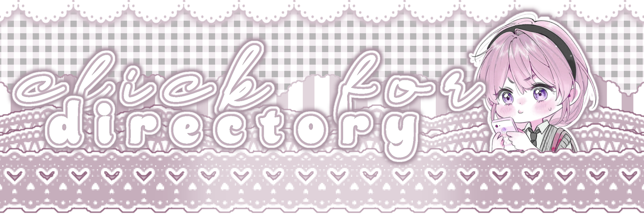 " Click for directory " || graphic commissioned from infected.rpd. on tumblr