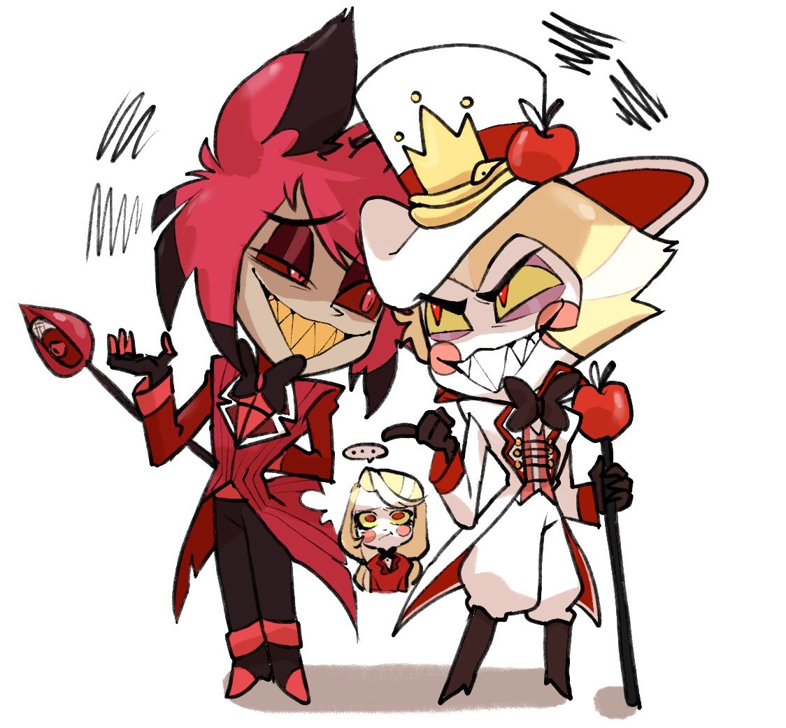 alastor & lucifer - ac @sleeping__vivi twt