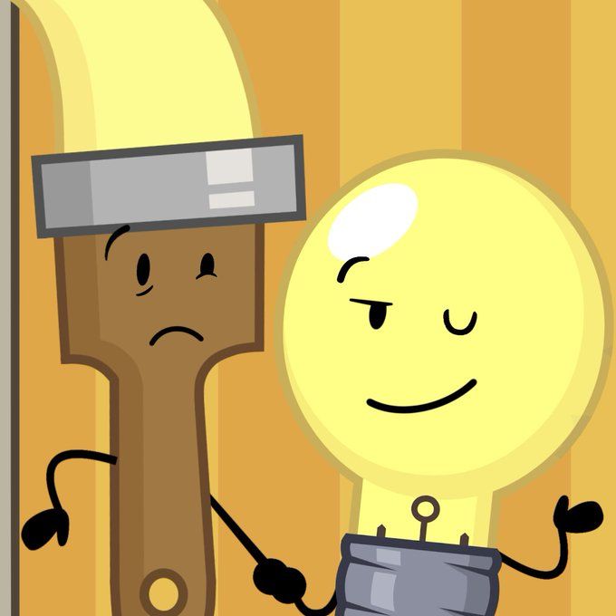 lightbulb and paintbrush