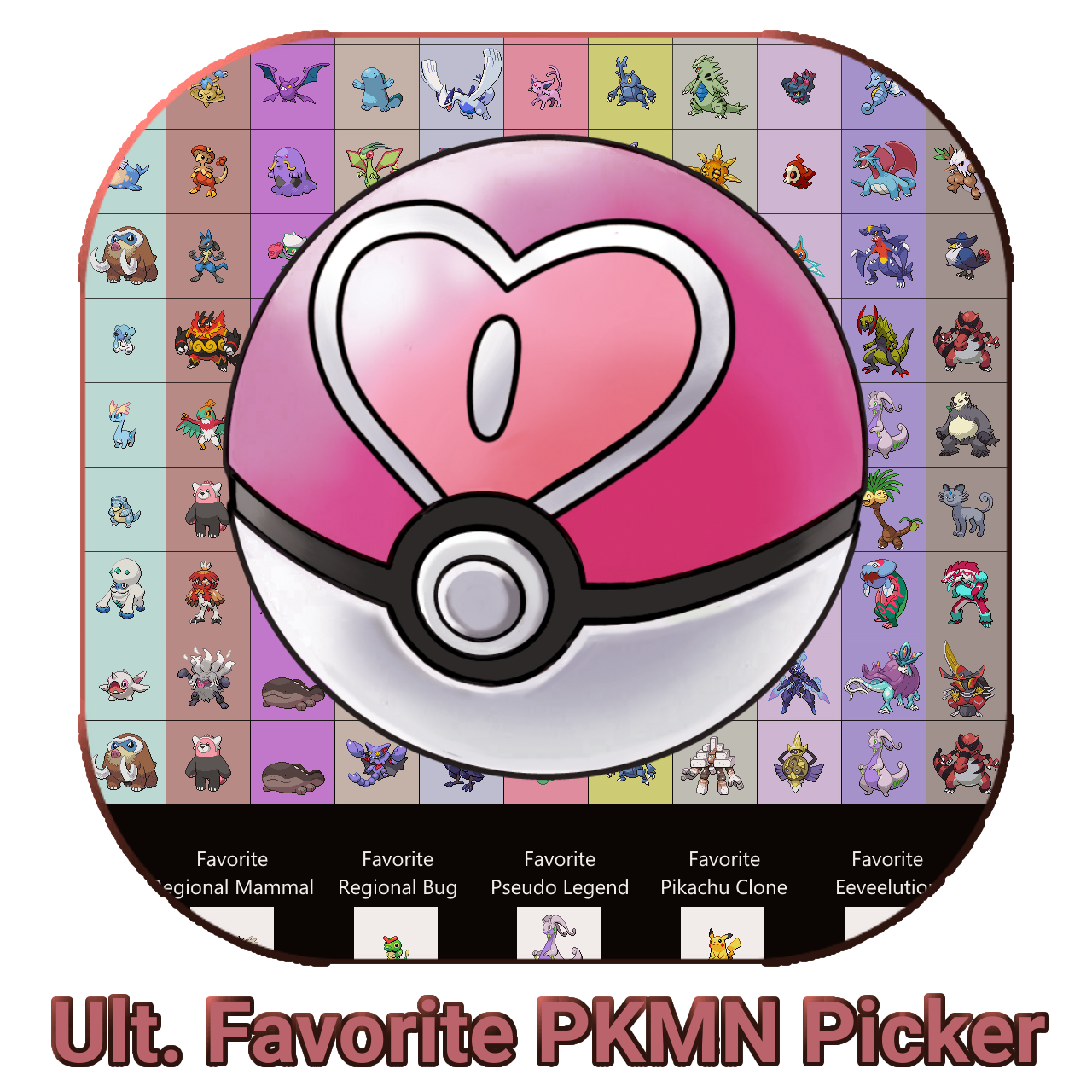 Ultimate Favorite Pokémon Picker