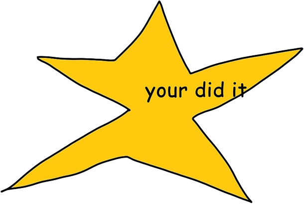 your did it