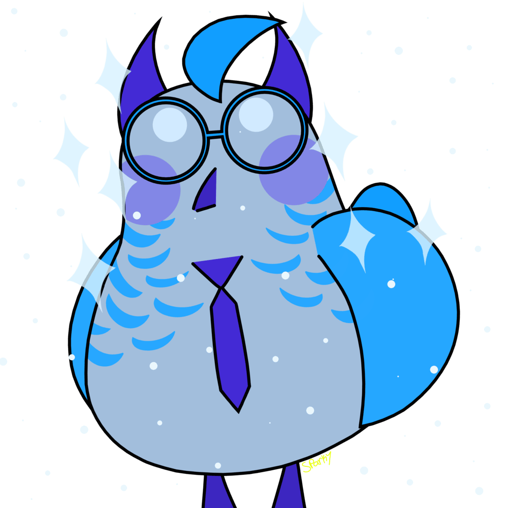 Snowy nightfall with snow