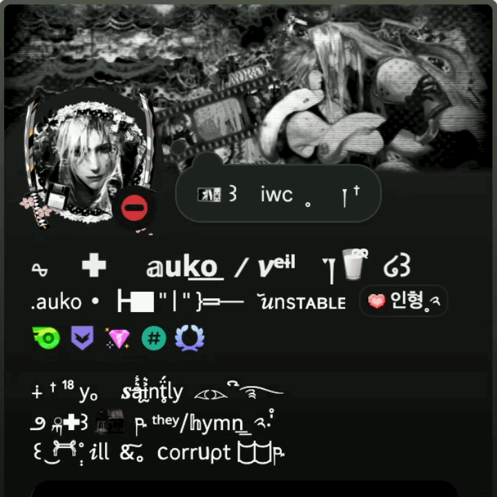 example 2 sephiroth x cloud profile