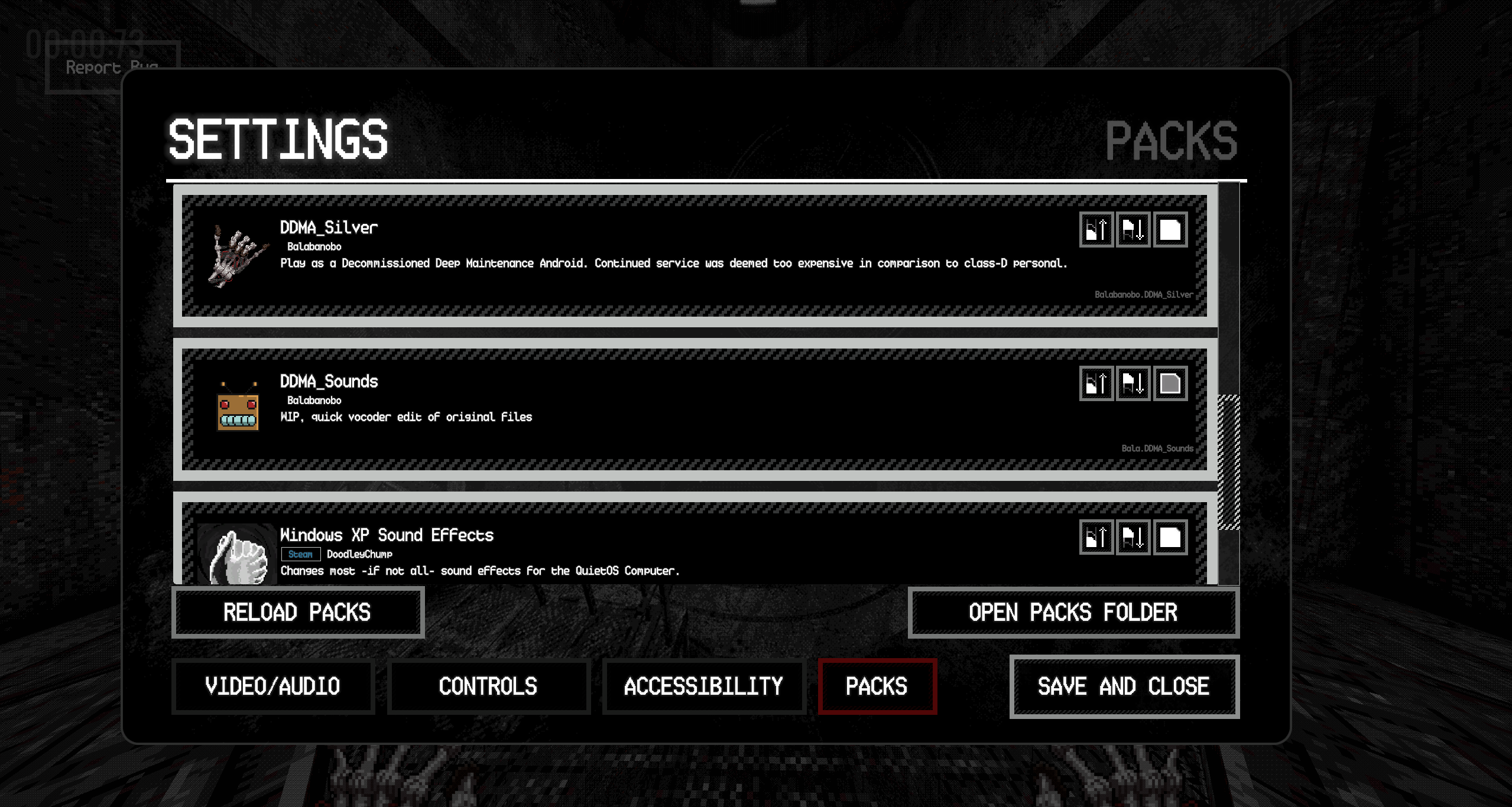 ResourcefulHands Packs UI