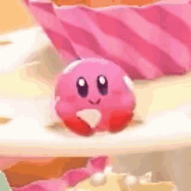 kirby going yippie