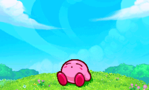 kirby sleeping