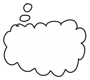 Thought bubble