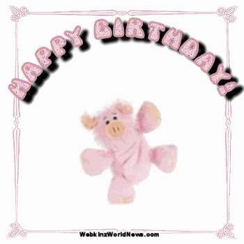 webkinz pig happy birthday