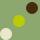 white green brown dots