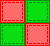 red and green checkers