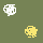 white yellow scribble