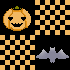 halloween checkers