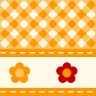 plaid flowers