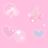 cherries hearts