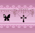 butterfly cross lace